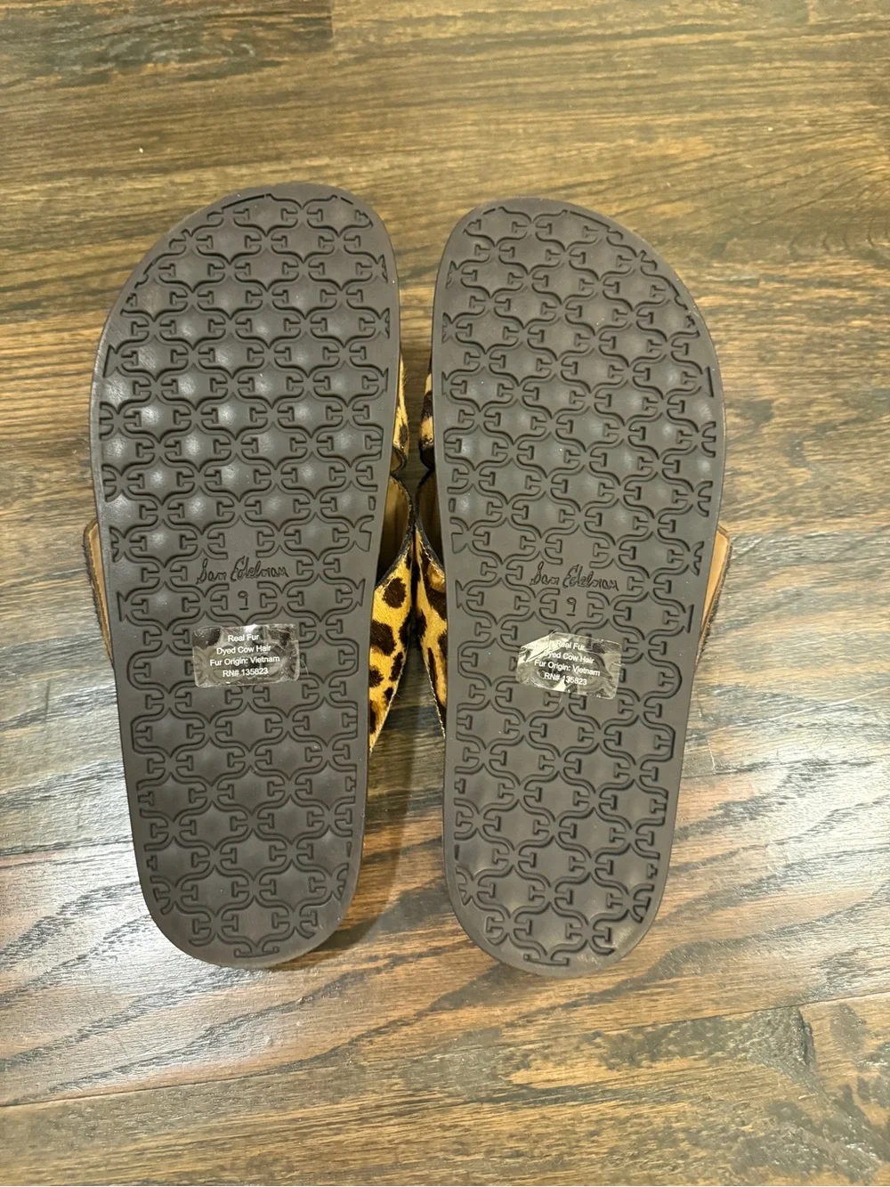 Sam Edelman Darla 2 Leopard Print Buckle Sandals